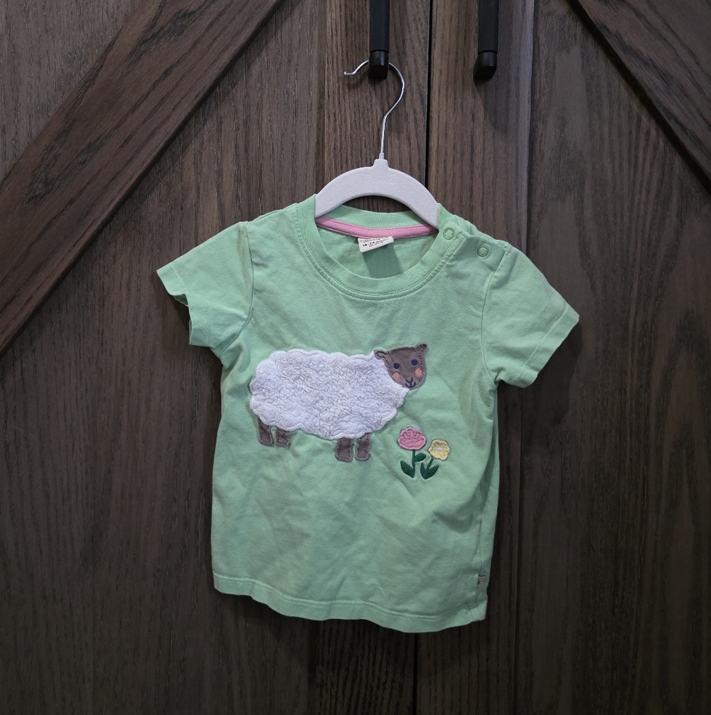 Frugi Lamb Applique Tee